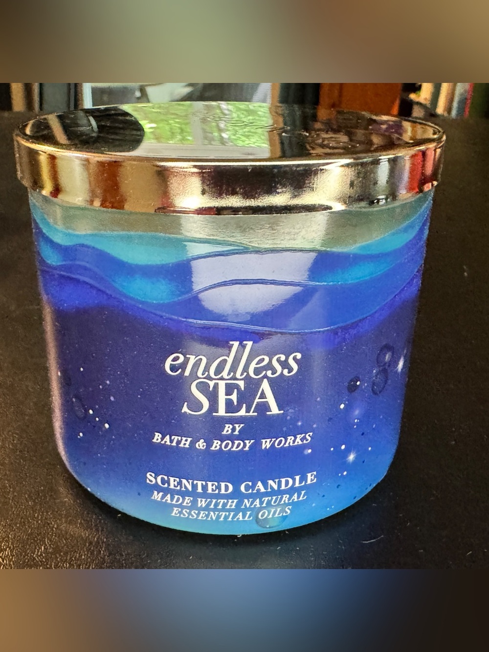 BRAND NEW- limited edition Bath & Body Works Endless Sea 3 Wick Candle 14.5 oz